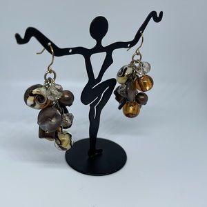 Shades of brown earring 1”